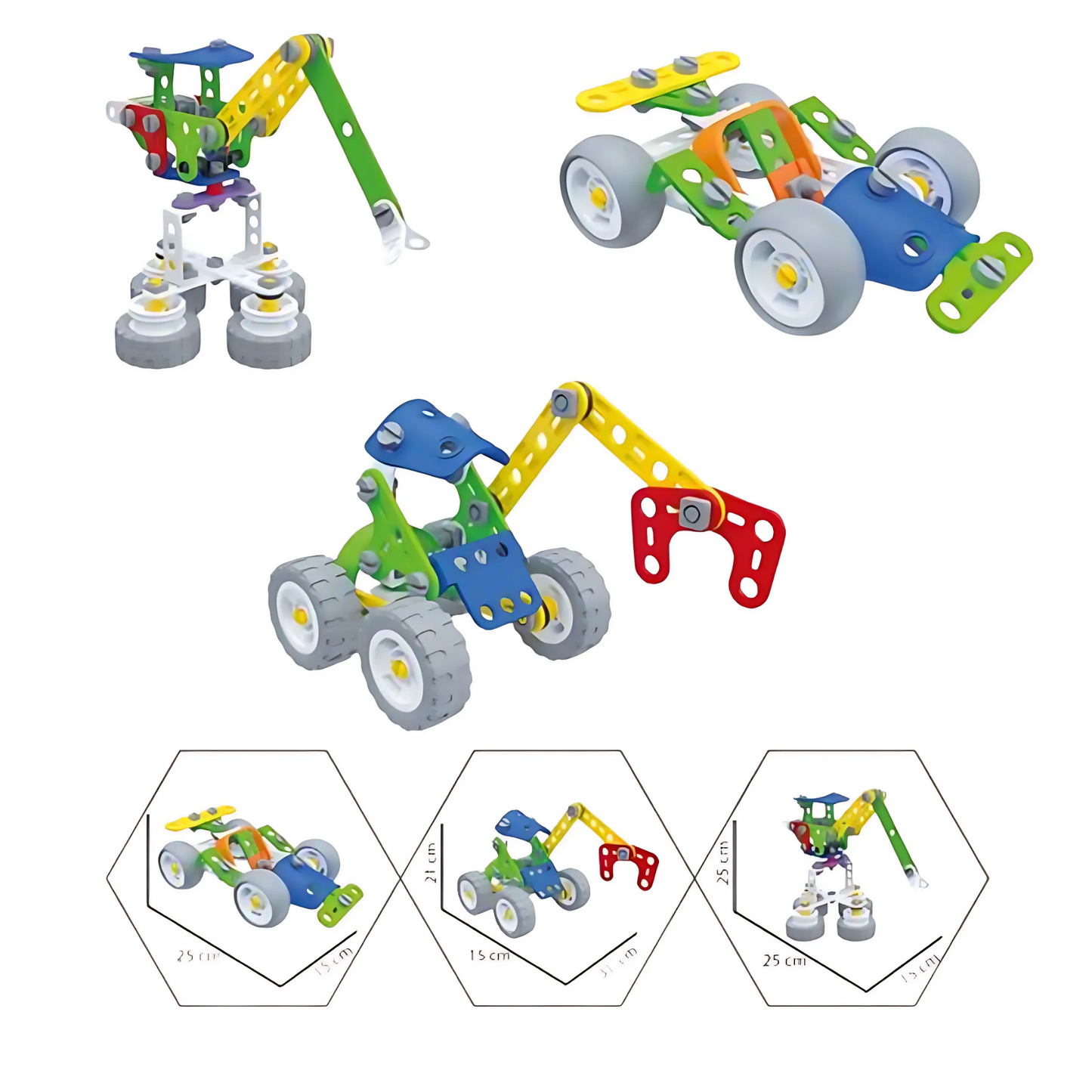Stemio Technic 3'ü 1 Arada Stem Oyun Seti