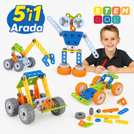 Stemio Technic 5'i 1 Arada Stem Oyun Seti