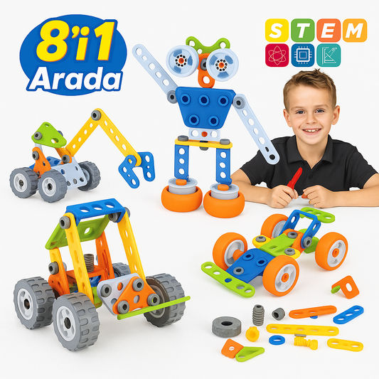 Stemio Technic 8'i 1 Arada Stem Oyun Seti
