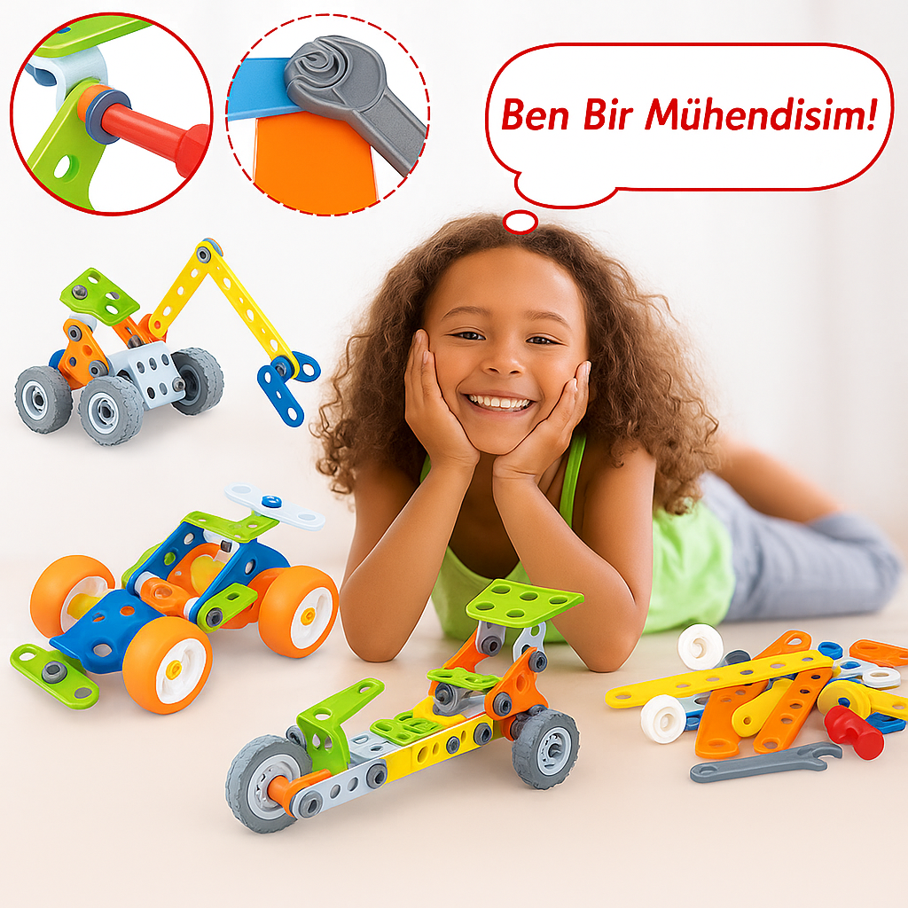 Stemio Technic 3'ü 1 Arada Stem Oyun Seti